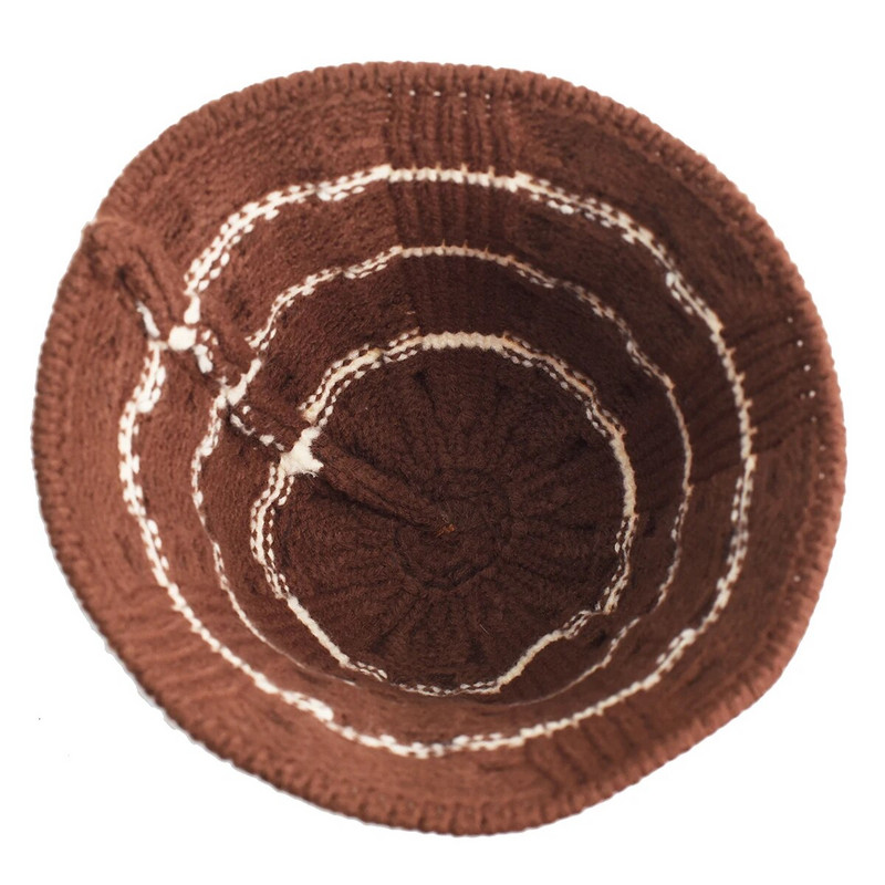 Jednobojna kapa s kantom, japanski mekani pleteni ženski korejski pleteni zimski topli šešir Ulična odjeća, zadebljana vunena kapa za umivaonik, zimska kapa
