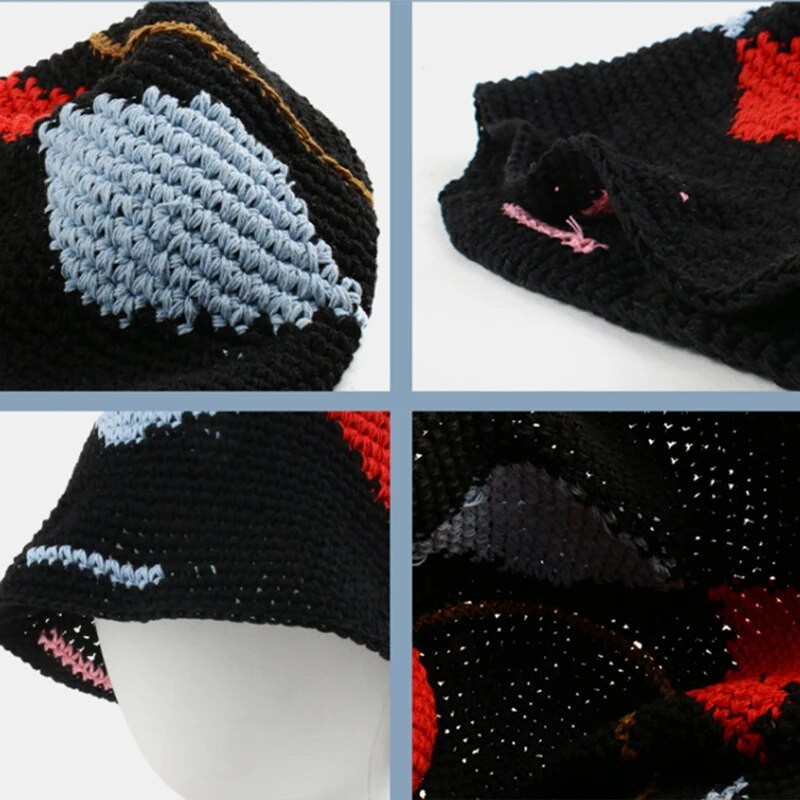 Pletene šešire različitih boja za žene proljeće ljeto putna šešir suncobran ženska heklana ribarska kapa vanjska kapa za umivaonik Gorros