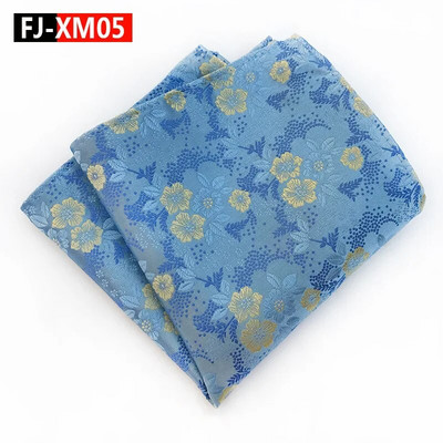 25*25cm Új férfi szilvavirág poliészter Jacquard zseb négyzet női virágos levelű esküvői parti bankett zsebkendő ajándékok