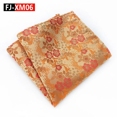 25*25cm Új férfi szilvavirág poliészter Jacquard zseb négyzet női virágos levelű esküvői parti bankett zsebkendő ajándékok