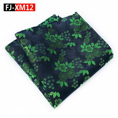 25*25cm Új férfi szilvavirág poliészter Jacquard zseb négyzet női virágos levelű esküvői parti bankett zsebkendő ajándékok