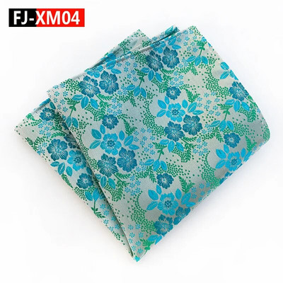 25*25cm Új férfi szilvavirág poliészter Jacquard zseb négyzet női virágos levelű esküvői parti bankett zsebkendő ajándékok