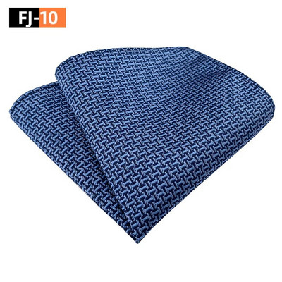 25*25 cm-es férfi Paisley kesudió viráglevél poliészter zseb négyzet úri vőlegény üzleti esküvői zsebkendője