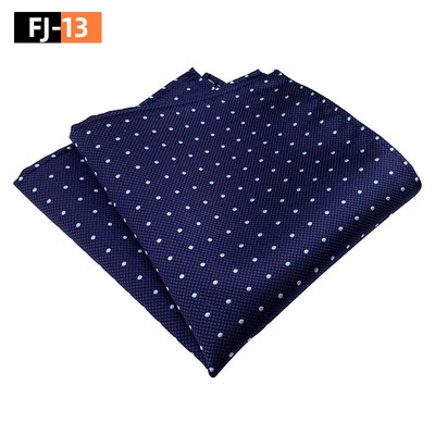 25*25 cm-es férfi Paisley kesudió viráglevél poliészter zseb négyzet úri vőlegény üzleti esküvői zsebkendője