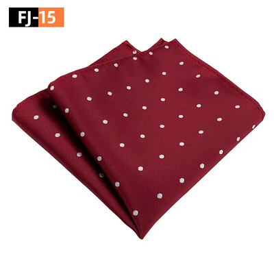 25*25 cm-es férfi Paisley kesudió viráglevél poliészter zseb négyzet úri vőlegény üzleti esküvői zsebkendője