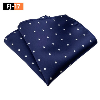 25*25 cm-es férfi Paisley kesudió viráglevél poliészter zseb négyzet úri vőlegény üzleti esküvői zsebkendője