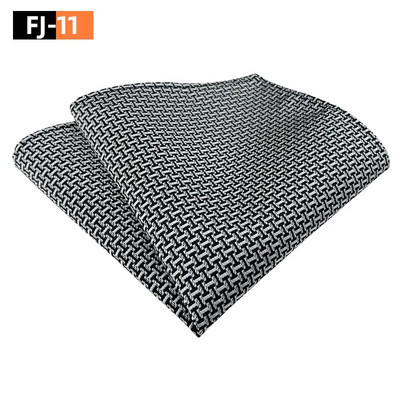 25*25 cm-es férfi Paisley kesudió viráglevél poliészter zseb négyzet úri vőlegény üzleti esküvői zsebkendője