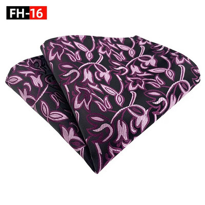 25*25cm Ανδρικό νέο γεωμετρικό λουλουδάτο φύλλο πολυεστερικό τετράγωνο τσεπάκι Γυναικείο επαγγελματικό νυφικό αξεσουάρ μαντήλι