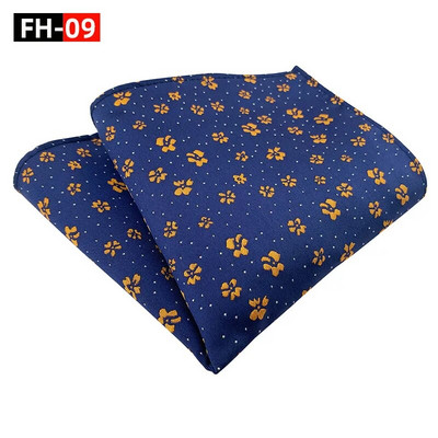 25*25cm Ανδρικό νέο γεωμετρικό λουλουδάτο φύλλο πολυεστερικό τετράγωνο τσεπάκι Γυναικείο επαγγελματικό νυφικό αξεσουάρ μαντήλι