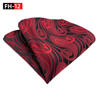 25*25cm Ανδρικό νέο γεωμετρικό λουλουδάτο φύλλο πολυεστερικό τετράγωνο τσεπάκι Γυναικείο επαγγελματικό νυφικό αξεσουάρ μαντήλι