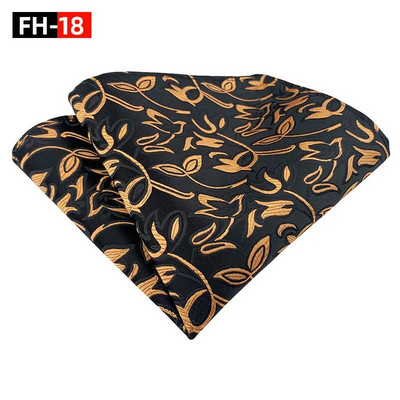 25*25cm Ανδρικό νέο γεωμετρικό λουλουδάτο φύλλο πολυεστερικό τετράγωνο τσεπάκι Γυναικείο επαγγελματικό νυφικό αξεσουάρ μαντήλι