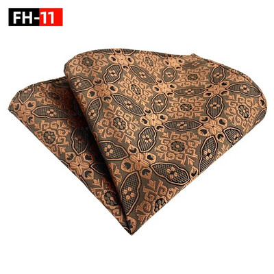 25*25cm Ανδρικό νέο γεωμετρικό λουλουδάτο φύλλο πολυεστερικό τετράγωνο τσεπάκι Γυναικείο επαγγελματικό νυφικό αξεσουάρ μαντήλι