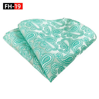 25*25cm Ανδρικό νέο γεωμετρικό λουλουδάτο φύλλο πολυεστερικό τετράγωνο τσεπάκι Γυναικείο επαγγελματικό νυφικό αξεσουάρ μαντήλι