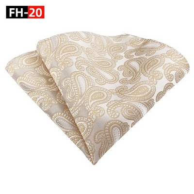 25*25cm Ανδρικό νέο γεωμετρικό λουλουδάτο φύλλο πολυεστερικό τετράγωνο τσεπάκι Γυναικείο επαγγελματικό νυφικό αξεσουάρ μαντήλι