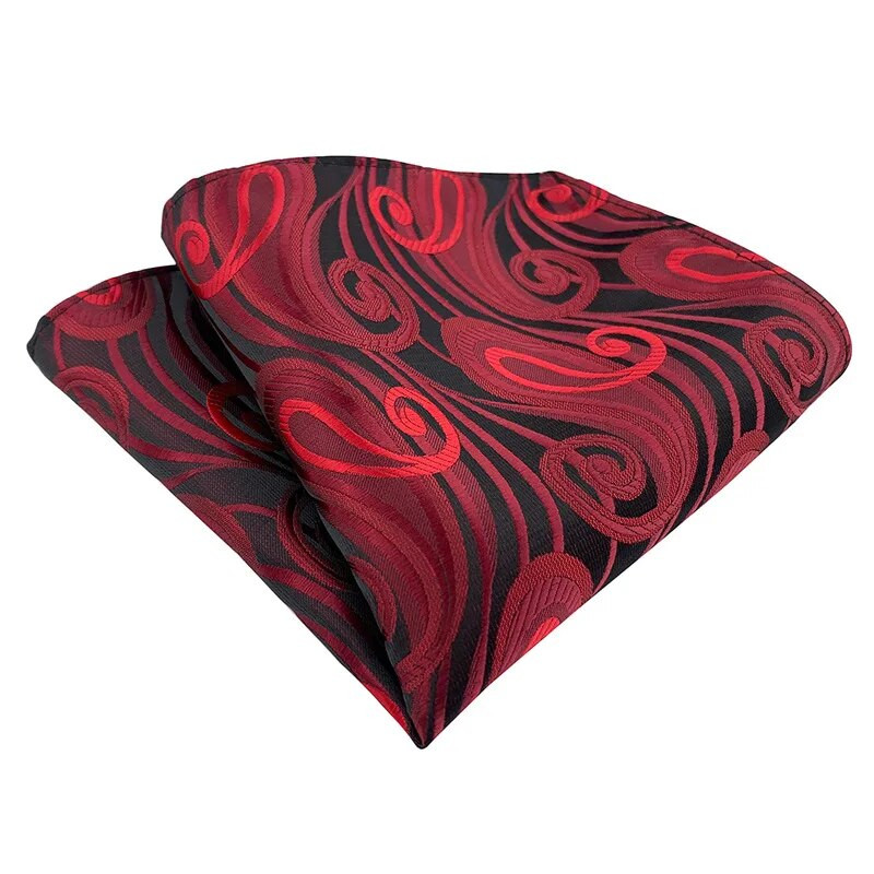 25*25cm Ανδρικό νέο γεωμετρικό λουλουδάτο φύλλο πολυεστερικό τετράγωνο τσεπάκι Γυναικείο επαγγελματικό νυφικό αξεσουάρ μαντήλι