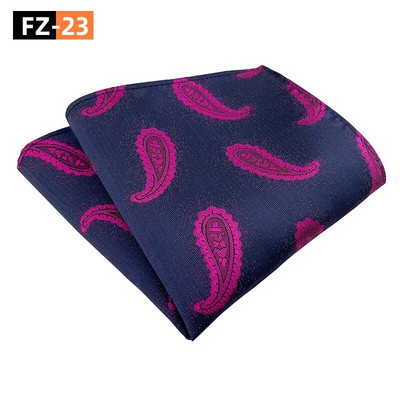 25*25 cm New Paisley indijski oraščići poliesterski džepni kvadrat za mladoženju muškarca Vjenčanica za poslovnu zabavu Rupčić