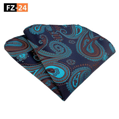 25*25 cm New Paisley indijski oraščići poliesterski džepni kvadrat za mladoženju muškarca Vjenčanica za poslovnu zabavu Rupčić