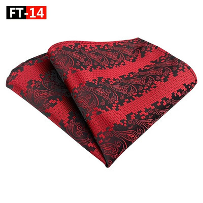 25 * 25 cm madingi universalūs dryžuoti poliesterio kišeniniai kvadratai vyrui džentelmenui verslo kasdieniai nosinaičių kostiumo priedai