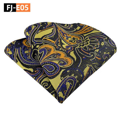 25*25 cm daudzpusīgs moderns vīrieša Paisley Indijas riekstu ziedu poliestera kabatas kvadrāts vīrietim, sievietei kāzu ballītei banketu kabatlakats