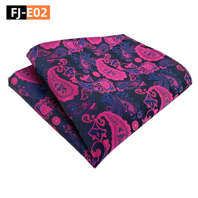 25*25 cm daudzpusīgs moderns vīrieša Paisley Indijas riekstu ziedu poliestera kabatas kvadrāts vīrietim, sievietei kāzu ballītei banketu kabatlakats