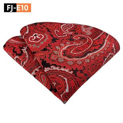 25*25 cm daudzpusīgs moderns vīrieša Paisley Indijas riekstu ziedu poliestera kabatas kvadrāts vīrietim, sievietei kāzu ballītei banketu kabatlakats