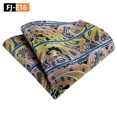 25*25 cm daudzpusīgs moderns vīrieša Paisley Indijas riekstu ziedu poliestera kabatas kvadrāts vīrietim, sievietei kāzu ballītei banketu kabatlakats