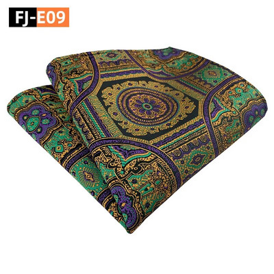 25*25 cm daudzpusīgs moderns vīrieša Paisley Indijas riekstu ziedu poliestera kabatas kvadrāts vīrietim, sievietei kāzu ballītei banketu kabatlakats