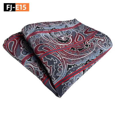 25*25 cm daudzpusīgs moderns vīrieša Paisley Indijas riekstu ziedu poliestera kabatas kvadrāts vīrietim, sievietei kāzu ballītei banketu kabatlakats