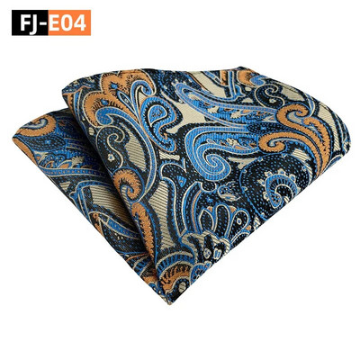 25*25 cm daudzpusīgs moderns vīrieša Paisley Indijas riekstu ziedu poliestera kabatas kvadrāts vīrietim, sievietei kāzu ballītei banketu kabatlakats