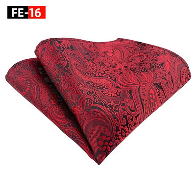 25*25 cm viegls luksusa vīriešu Paisley Indijas riekstu ziedu poliestera kabatas kvadrātveida sieviešu moderns biznesa banketu ikdienas kabatlakats