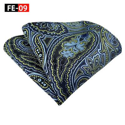 25*25 cm viegls luksusa vīriešu Paisley Indijas riekstu ziedu poliestera kabatas kvadrātveida sieviešu moderns biznesa banketu ikdienas kabatlakats