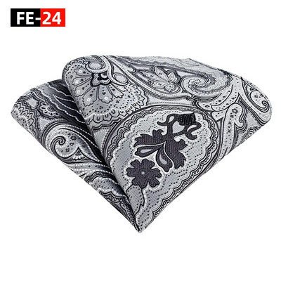 25*25 cm viegls luksusa vīriešu Paisley Indijas riekstu ziedu poliestera kabatas kvadrātveida sieviešu moderns biznesa banketu ikdienas kabatlakats