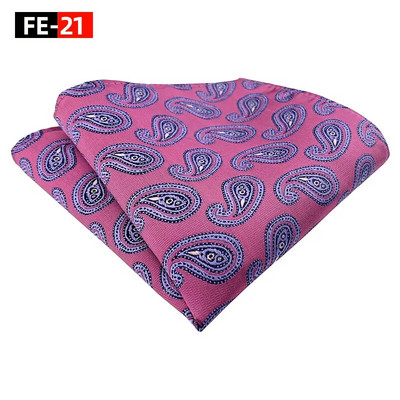 25*25 cm viegls luksusa vīriešu Paisley Indijas riekstu ziedu poliestera kabatas kvadrātveida sieviešu moderns biznesa banketu ikdienas kabatlakats