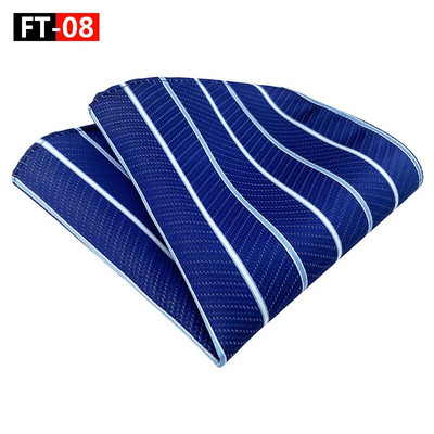 25*25CM New Tide modni prugasti poliesterski rupčić s džepnim kvadratom za muška poslovna vjenčana odijela Dodaci na veliko