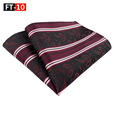 25*25CM New Tide modni prugasti poliesterski rupčić s džepnim kvadratom za muška poslovna vjenčana odijela Dodaci na veliko