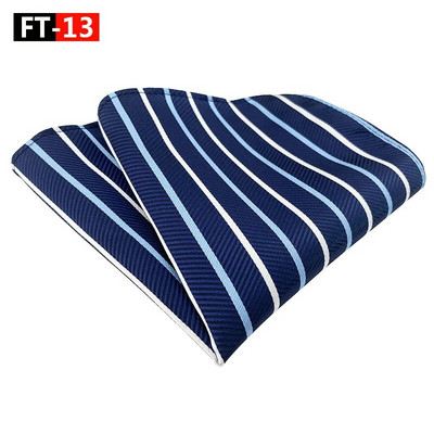 25*25CM New Tide modni prugasti poliesterski rupčić s džepnim kvadratom za muška poslovna vjenčana odijela Dodaci na veliko