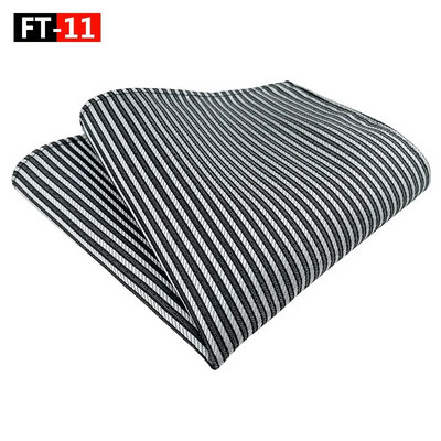 25*25CM New Tide modni prugasti poliesterski rupčić s džepnim kvadratom za muška poslovna vjenčana odijela Dodaci na veliko