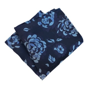 Модна флорална носна кърпа с джобен квадрат 25*25 см в ретро стил, полиестерна носна кърпичка за мъжко парти, сватбени аксесоари, подаръци