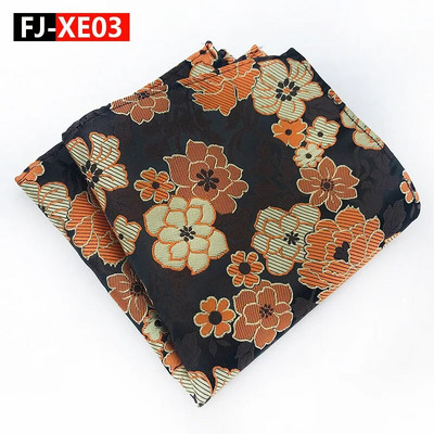 Modni retro stil cvjetnih 25*25CM džepni kvadratni rupčić od poliestera za muške zabave Dodaci za vjenčanje Pokloni