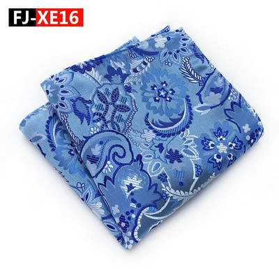 Modni retro stil cvjetnih 25*25CM džepni kvadratni rupčić od poliestera za muške zabave Dodaci za vjenčanje Pokloni