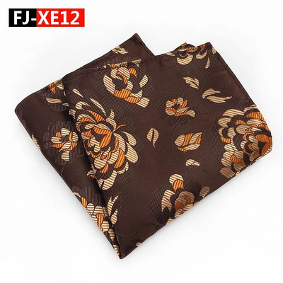 Modni retro stil cvjetnih 25*25CM džepni kvadratni rupčić od poliestera za muške zabave Dodaci za vjenčanje Pokloni