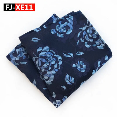 Modni retro stil cvjetnih 25*25CM džepni kvadratni rupčić od poliestera za muške zabave Dodaci za vjenčanje Pokloni