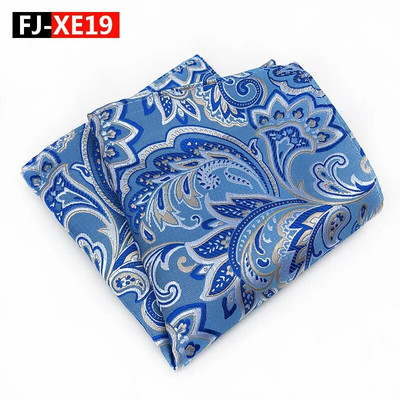 Modni retro stil cvjetnih 25*25CM džepni kvadratni rupčić od poliestera za muške zabave Dodaci za vjenčanje Pokloni