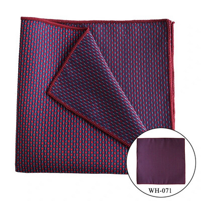 Tailor Smith Džepni ručnik marke Tailor Smith Poliesterski rupčić Vintage vez Vjenčane maramice s džepnim kvadratom s cvjetnim otiskom