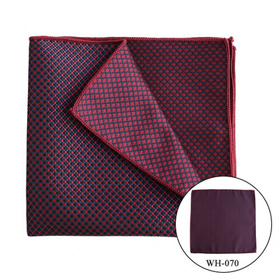 Tailor Smith Džepni ručnik marke Tailor Smith Poliesterski rupčić Vintage vez Vjenčane maramice s džepnim kvadratom s cvjetnim otiskom