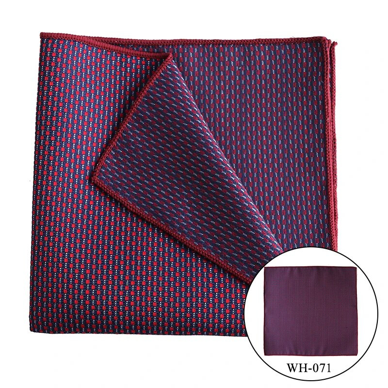 Tailor Smith Džepni ručnik marke Tailor Smith Poliesterski rupčić Vintage vez Vjenčane maramice s džepnim kvadratom s cvjetnim otiskom