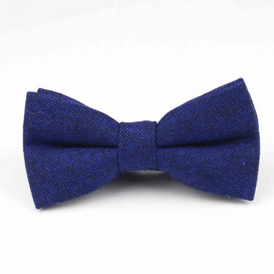 Vīriešu formāls apģērbs, bieza lietišķa tauriņš, tauriņš vīriešiem, vienkrāsains, vilnas kravats, unisex Anglijas stila tauriņš