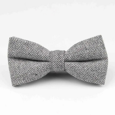 Vīriešu formāls apģērbs, bieza lietišķa tauriņš, tauriņš vīriešiem, vienkrāsains, vilnas kravats, unisex Anglijas stila tauriņš