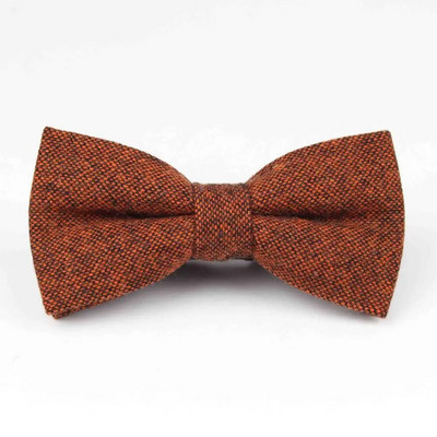 Vīriešu formāls apģērbs, bieza lietišķa tauriņš, tauriņš vīriešiem, vienkrāsains, vilnas kravats, unisex Anglijas stila tauriņš