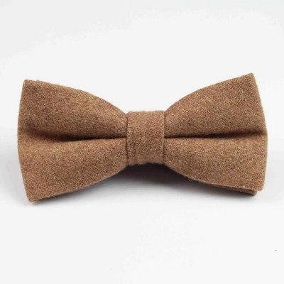 Vīriešu formāls apģērbs, bieza lietišķa tauriņš, tauriņš vīriešiem, vienkrāsains, vilnas kravats, unisex Anglijas stila tauriņš